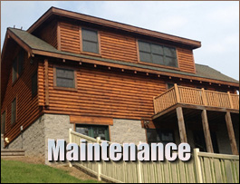  Robertsville, Ohio Log Home Maintenance