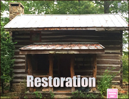Historic Log Cabin Restoration  Robertsville, Ohio